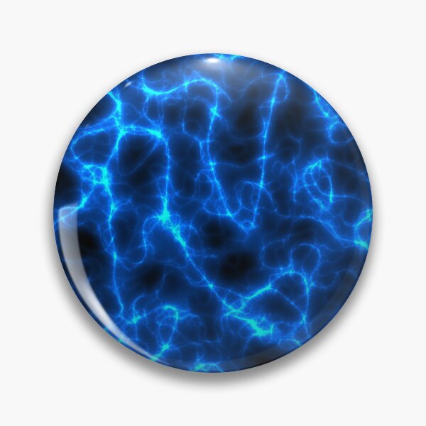 Item preview, Abstract Neon Blue Electricity Swirls  designed and sold by Sybille-Yates.