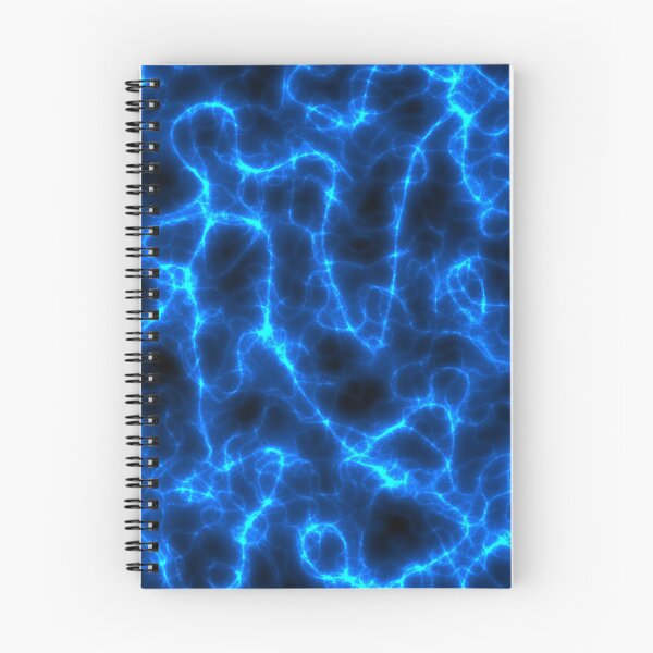 Item preview, Abstract Neon Blue Electricity Swirls  designed and sold by Sybille-Yates.
