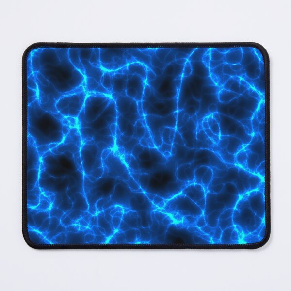 Item preview, Abstract Neon Blue Electricity Swirls  designed and sold by Sybille-Yates.