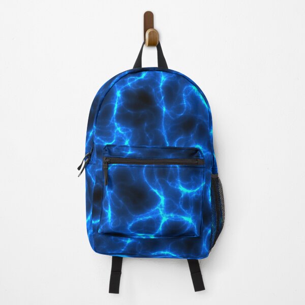 Item preview, Abstract Neon Blue Electricity Swirls  designed and sold by Sybille-Yates.