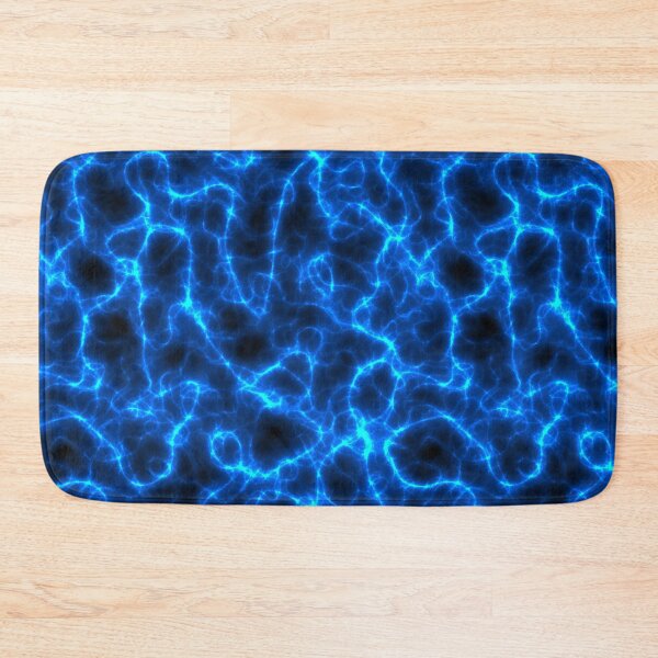 Item preview, Abstract Neon Blue Electricity Swirls  designed and sold by Sybille-Yates.