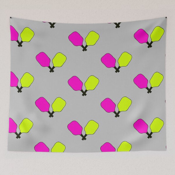 Item preview, pink and green Pickle ball paddles designed and sold by bluemirrorball.