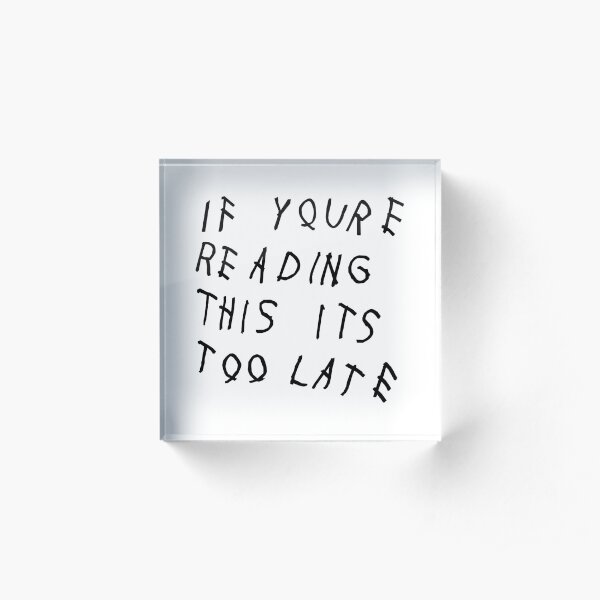 drake Acrylic Block