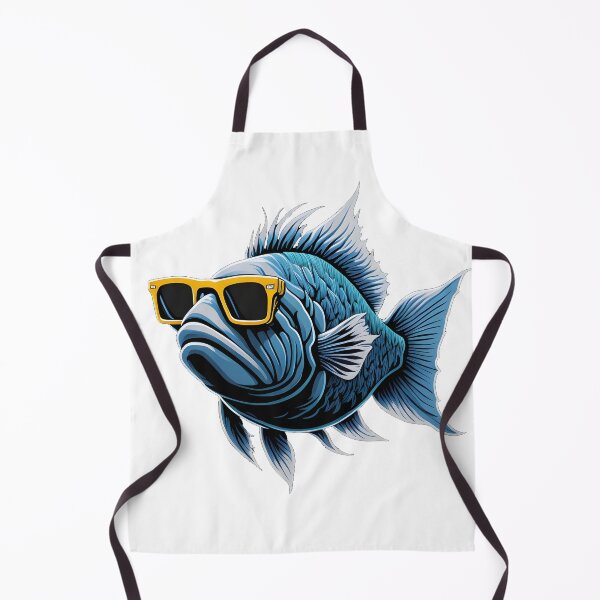 Item preview, A fish with a sun groove in the ocean designed and sold by BearsAndSkulls.