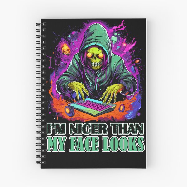 Item preview, I'm Nicer than my Face looks Geek Halloween Costume! designed and sold by Cedinho.