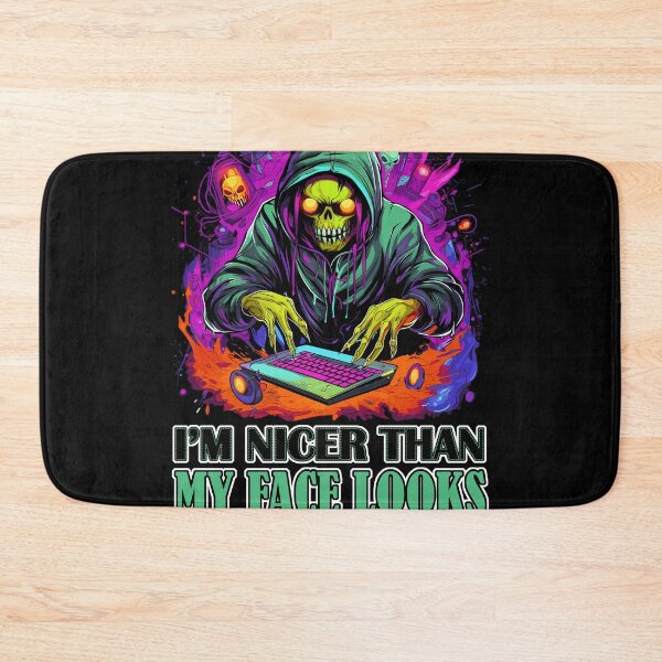 Item preview, I'm Nicer than my Face looks Geek Halloween Costume! designed and sold by Cedinho.