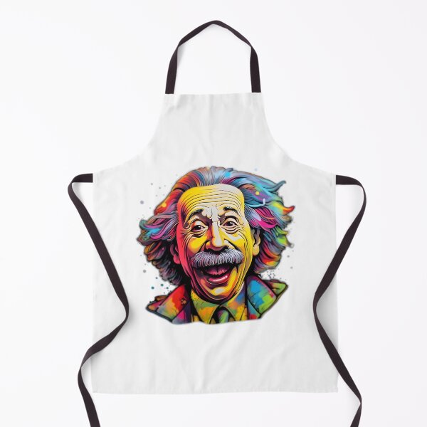 Item preview, Digital Art of Colorful Portrait of Albert Einstein designed and sold by ZappyP.