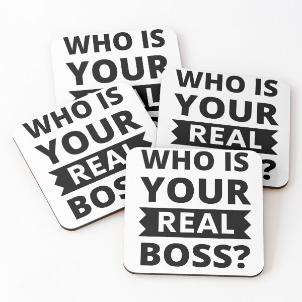 Item preview, Who is your real boss ? funny quote designed and sold by mysteriousquote.