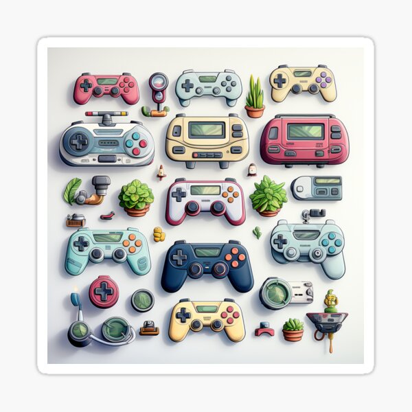 Item preview, Retro video game icons  designed and sold by KornUHD.