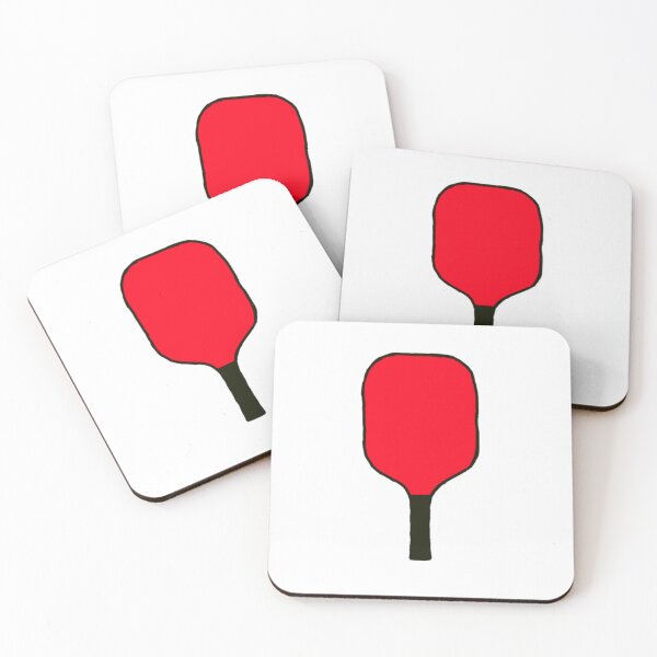 Item preview, red Pickle ball paddle designed and sold by bluemirrorball.