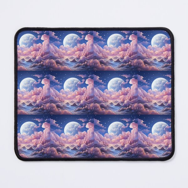 Item preview, Dreamy moons and clouds designed and sold by KornUHD.