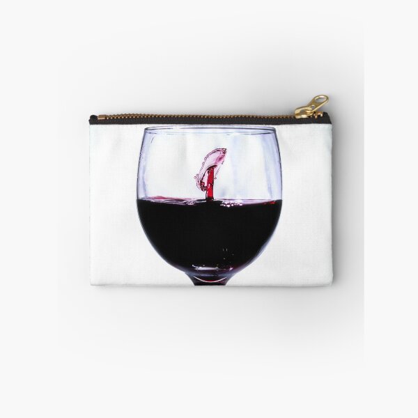 Item preview, I see a Fish in my Wine  red wine drops collide in a wine glass designed and sold by MarniePatchett.