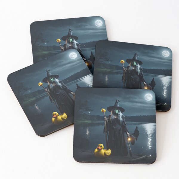 Item preview,  Mysterious Witch with Rubber Ducky designed and sold by DavidsDucks.