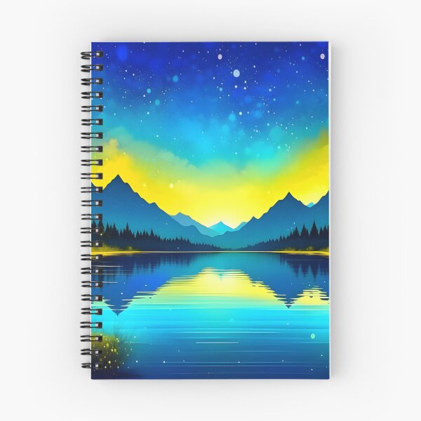 Item preview, Star Lake Reflection Landscape  designed and sold by celartinspire.