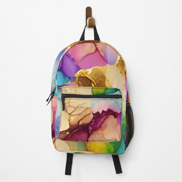 Item preview, Gorgeous Vibrant Random (Digital) Resin Art with Gold Flecks designed and sold by No-5.