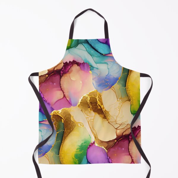 Item preview, Gorgeous Vibrant Random (Digital) Resin Art with Gold Flecks designed and sold by No-5.