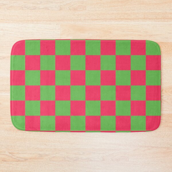 Item preview,  Checkerboard Pattern ,Pink And Green Colors designed and sold by Designfs.