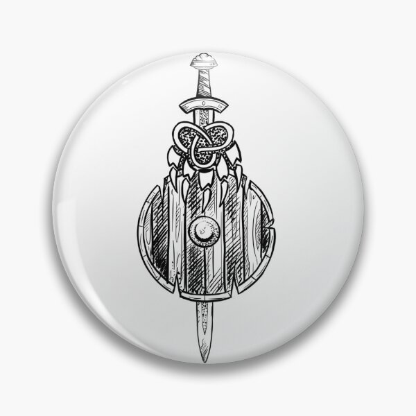 Item preview, viking sword and shield designed and sold by BlackForge.