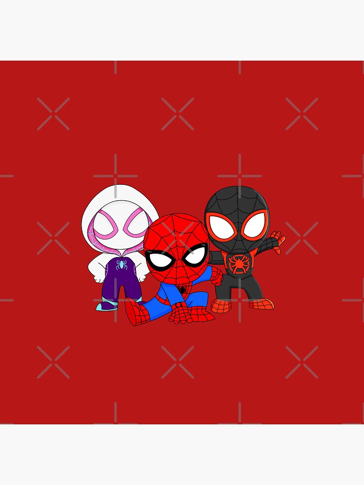 Amazing friends, baby spiders ghost, cute baby spidey girl, cartoon spidey,  black spidey Magnet for Sale by DariaMiller