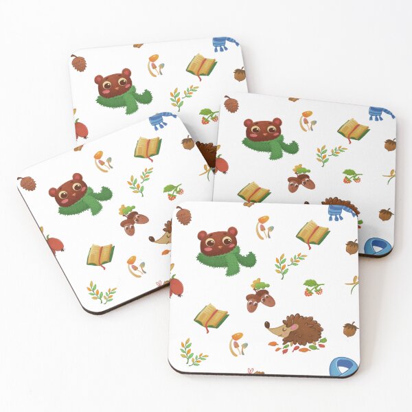 Item preview, Autumn pattern with a bear designed and sold by Folomkina-store.