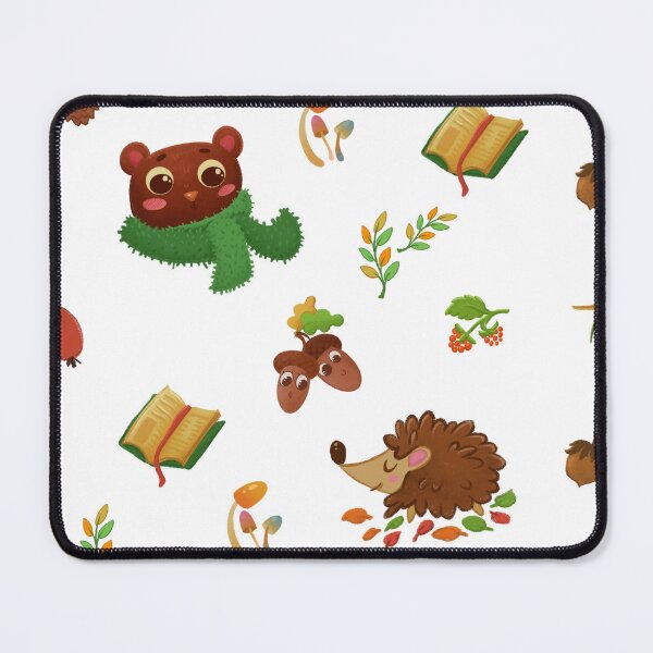 Item preview, Autumn pattern with a bear designed and sold by Folomkina-store.