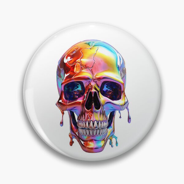 Item preview, Radiant Grin: Rainbow Skull Revelry designed and sold by Pennapadigi.