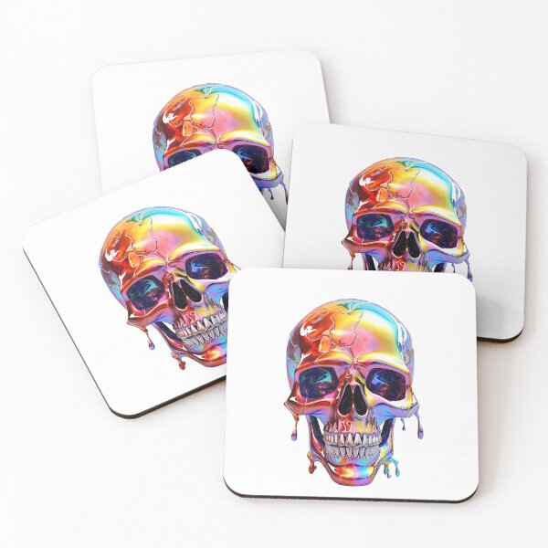 Item preview, Radiant Grin: Rainbow Skull Revelry designed and sold by Pennapadigi.