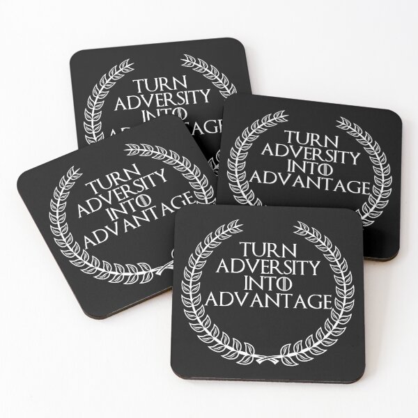 Item preview, Turn Adversity Into Advantage, New Stoic Design designed and sold by OurPhilosophy.