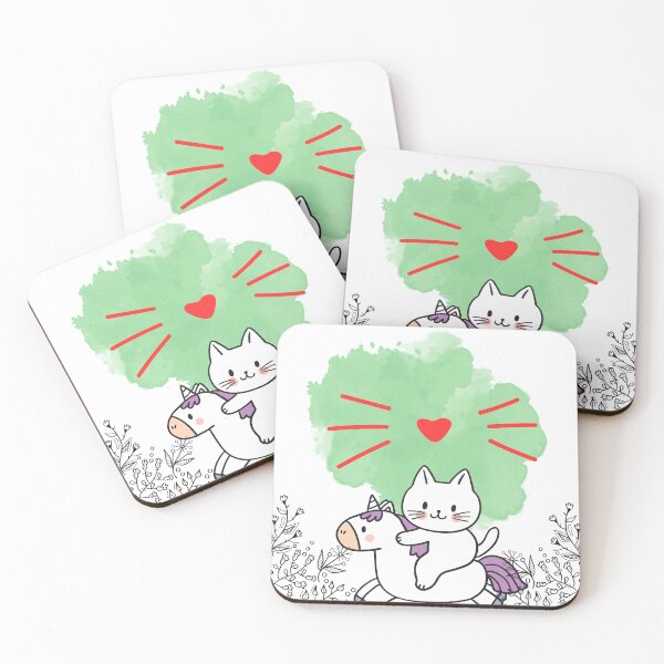 Item preview, UNICORN AND CAT KIDS DESIGN designed and sold by ARTCLAYSTO.