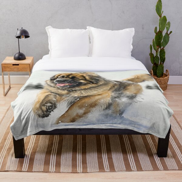 Item preview, Leonberger jugando en la nieve designed and sold by Brontox.