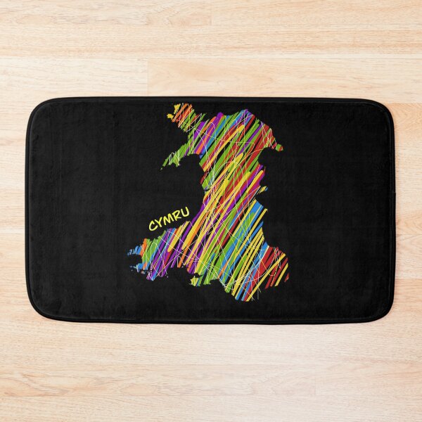 Item preview, Wales Cymru colour full map of the country  designed and sold by SoulTrekking.