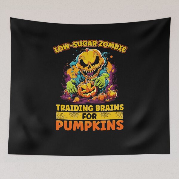 Item preview, Trading Brains for Pumpkins for Diabetes Awareness Halloween designed and sold by Cedinho.