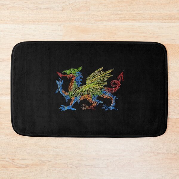Item preview, Dragon flag Wales Cymru colour  designed and sold by SoulTrekking.
