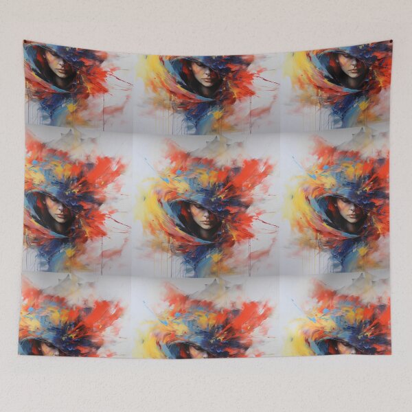 Item preview, abstract oil paint designed and sold by Pitchyamon.