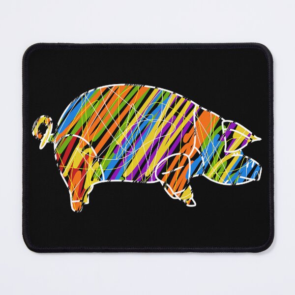 Item preview, Pigs 3 different ones colourful Pink pig designed and sold by SoulTrekking.