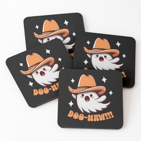 Item preview, Boo-Haw Cute Ghost Cowboy designed and sold by ElCrocodel.