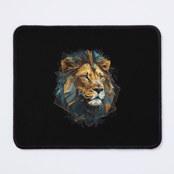 Item preview, colorful lion head, watercolor lion head, lio head  designed and sold by GreyStanzione1.