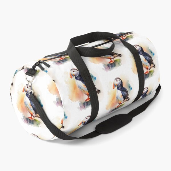 Item preview, colorful atlantic puffin, watercolor atlantic puffin, atlantic puffin designed and sold by GreyStanzione1.
