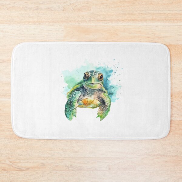 Item preview, colorful baby turtle, watercolor baby turtle, baby turtle designed and sold by GreyStanzione1.