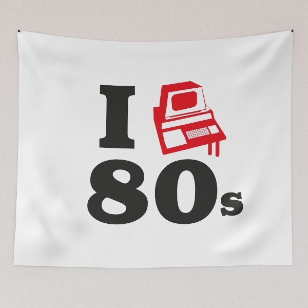 Item preview, i love 80s | Retro computers designed and sold by NerdyBerlin.