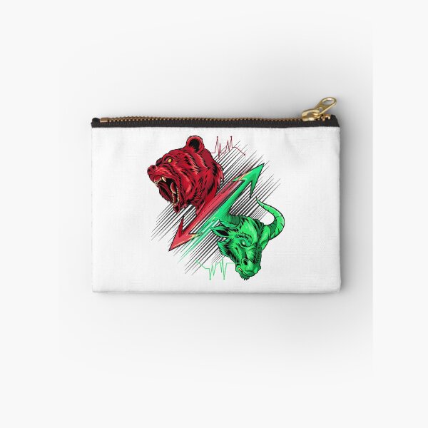 Item preview, bearish and bullish, red bearish green bullish, bear and bull designed and sold by GreyStanzione1.