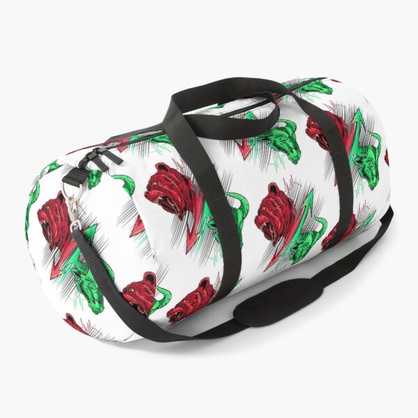 Item preview, bearish and bullish, red bearish green bullish, bear and bull designed and sold by GreyStanzione1.