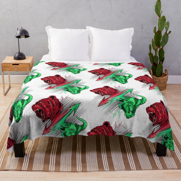 Item preview, bearish and bullish, red bearish green bullish, bear and bull designed and sold by GreyStanzione1.