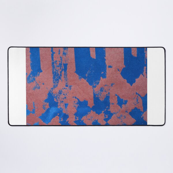 Item preview, Azure Harmony: Blue and Brick Red Pattern Delight designed and sold by ReplyGirl.