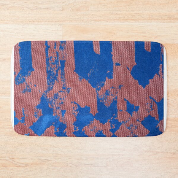 Item preview, Azure Harmony: Blue and Brick Red Pattern Delight designed and sold by ReplyGirl.