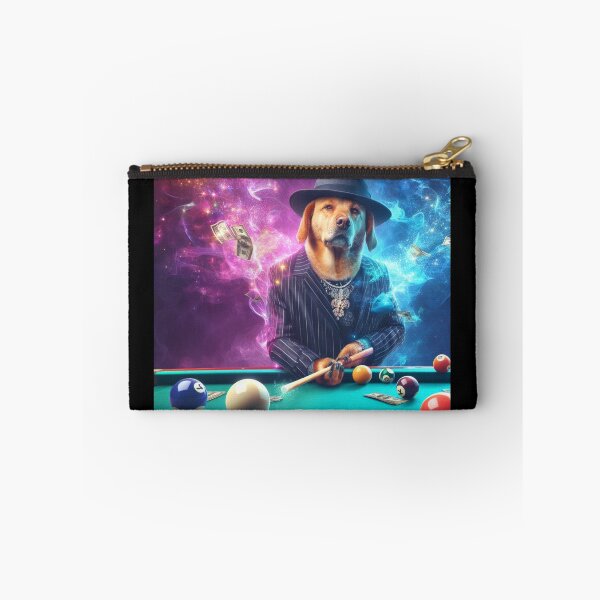 Item preview, Dog Playing Pool Magical Mythical Mystical Pool Shark designed and sold by WooshiArt.