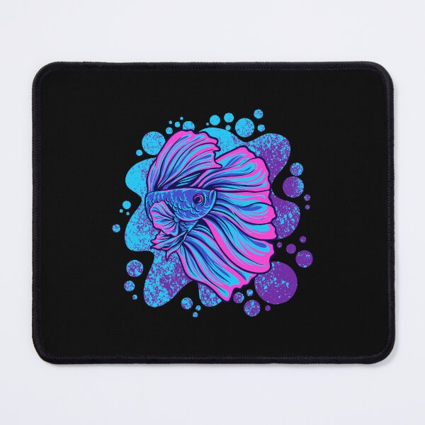 Item preview, colorful betta fish, blue purple betta fish, betta fish designed and sold by GreyStanzione1.