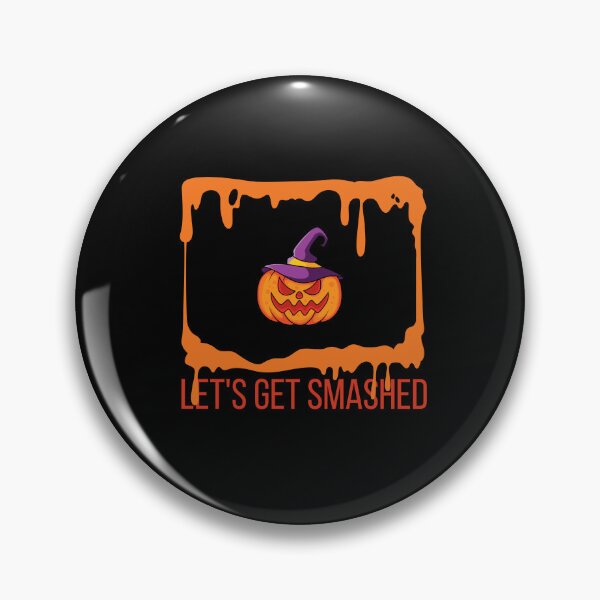 Item preview,  Let's Get Smashed Pumpkin designed and sold by Mirmura.