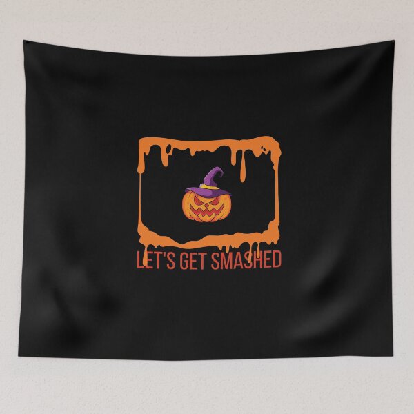 Item preview,  Let's Get Smashed Pumpkin designed and sold by Mirmura.