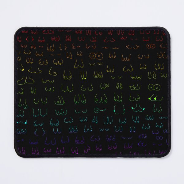 Item preview, Rainbow Boobs Line Art designed and sold by Vikyheliova.